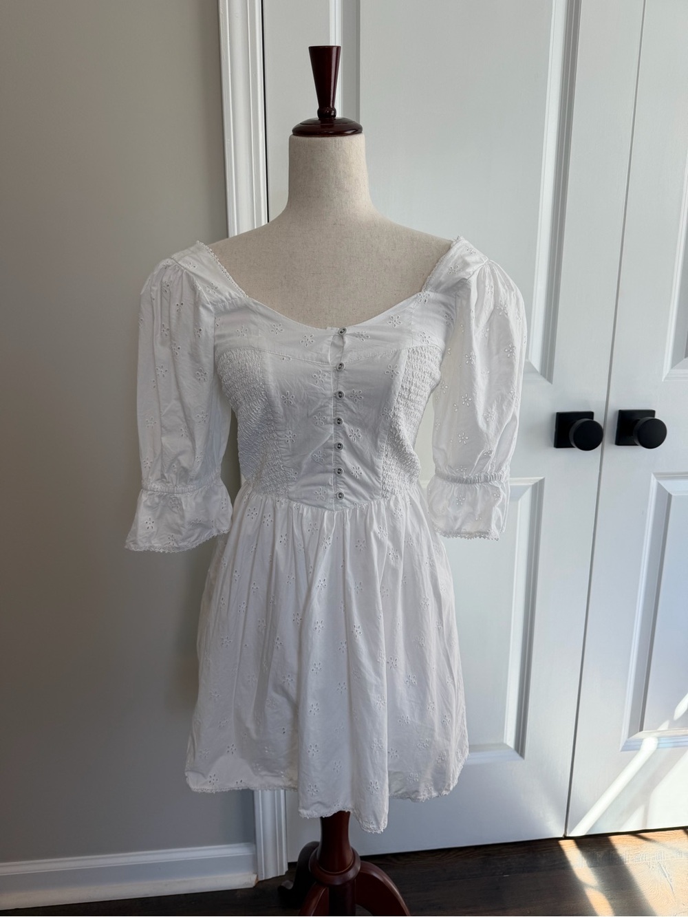 Spell & The Gypsy Bo Mini Dress White Size XS